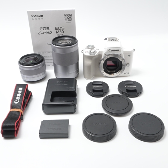 16320円 中古 1年保証 美品 Canon EOS M2 レンズキット 18-55mm 16320円 中古 1年保証 美品 Canon EOS M2 レンズキット 18-55mm