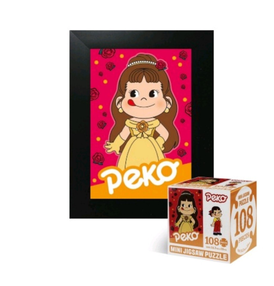 【韓国発送】ペコちゃんグッズ PEKOお姫様ジグソーパズル 108ピースの画像1