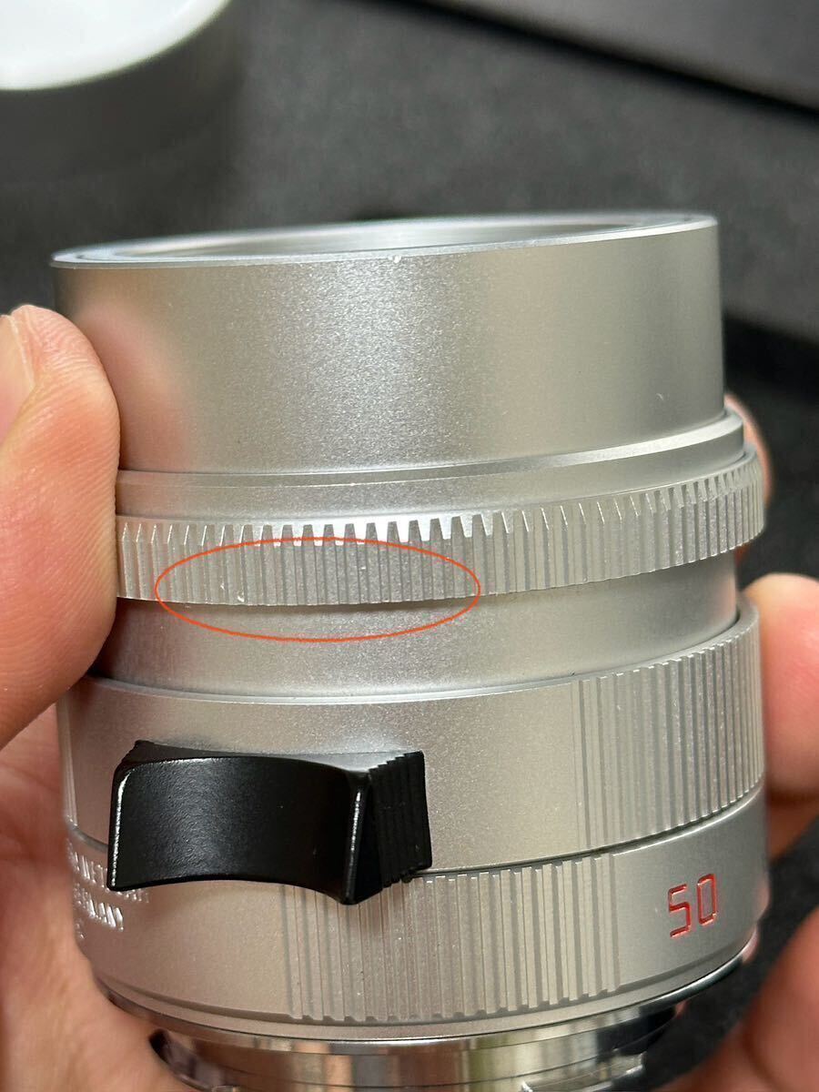Leica APO Summicron 50mm F2 ASPH 11142 シルバー leitz ライカ アポズミクロンM ライツの画像4