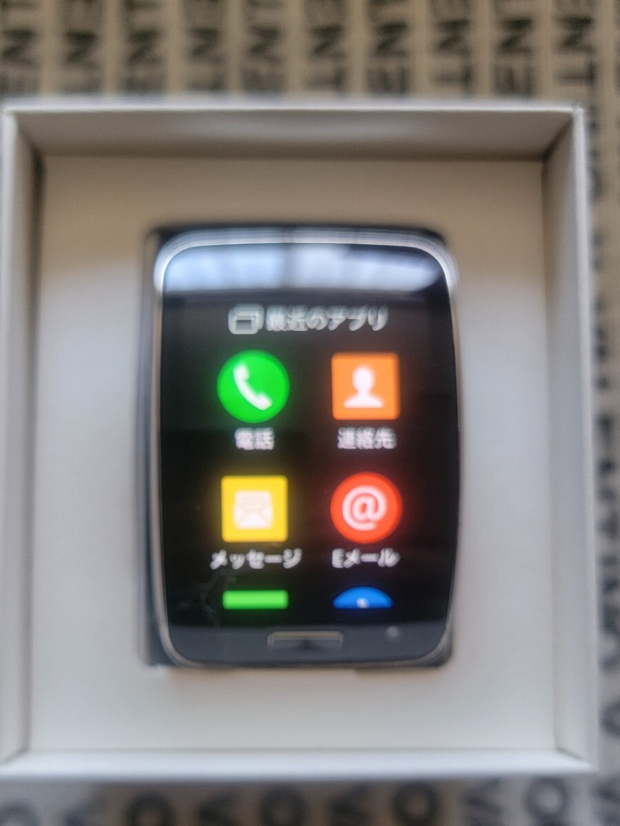 SAMSUNG GEAR S SM-R750 3G/Wi-fi対応 スマートウォッチ SAMSUNG GEAR S SM-R750 3G/Wi-fi対応 スマートウォッチ