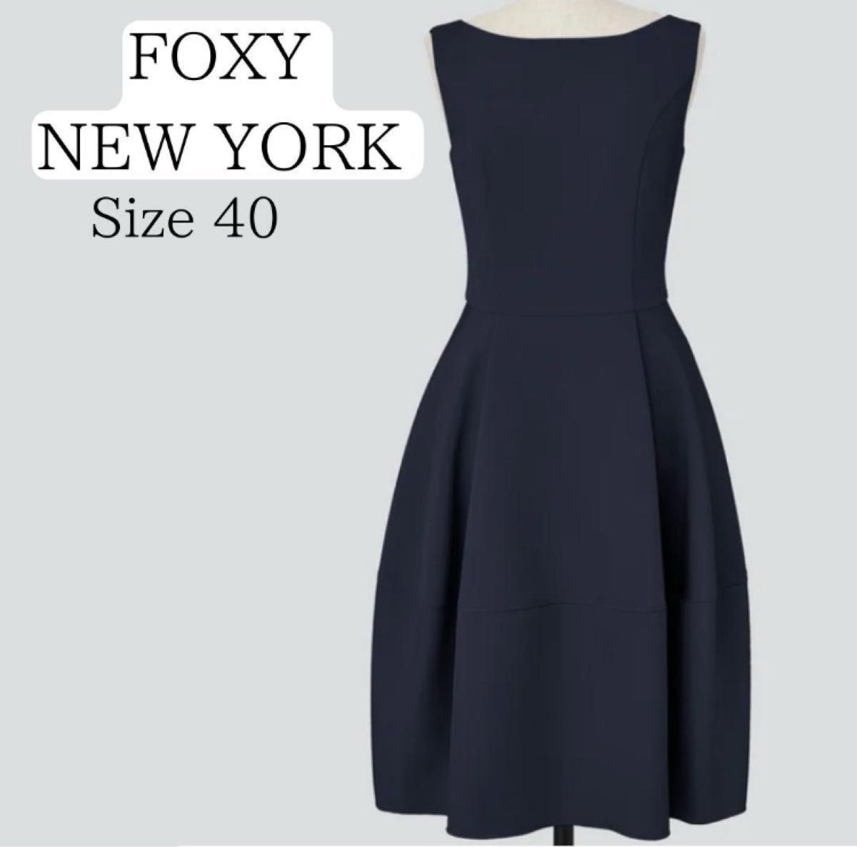 FOXEY フォクシーニューヨーク ワンピース バロン ロング 40 FOXEY フォクシーニューヨーク ワンピース バロン ロング 40