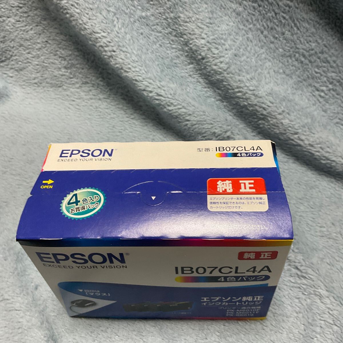 新品未使用 未開封 エプソン EPSON　IB07CL4A [エプソン純正 インクカートリッジ マウス 4色パック]_画像2