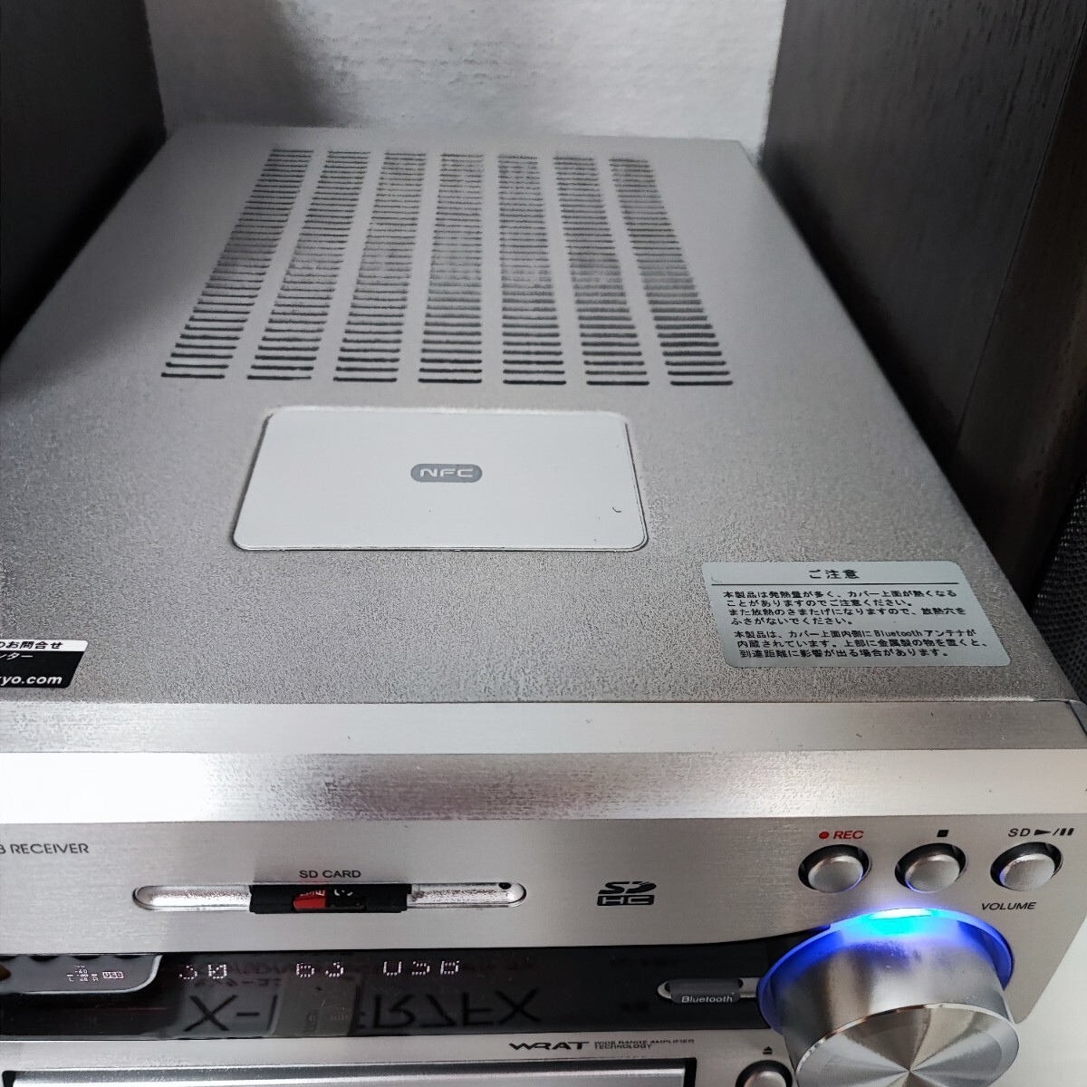 〓新品に近い〓　ONKYO X-NFR7FX(D) CD/SD/USBレシーバーシステム、ハイレゾ対応、2019年製の超美品商品★元箱入り_画像8