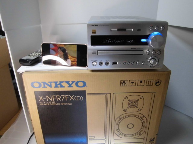 〓整備品&完動品〓　ONKYO X-NFR7FX(D) CD/SD/USBレシーバーシステム、ハイレゾ対応