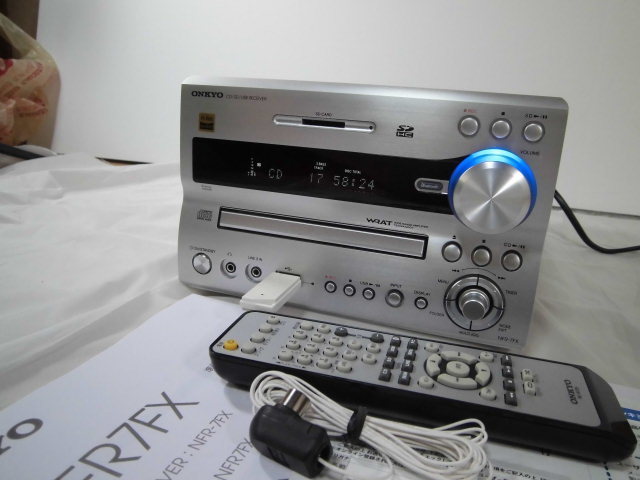 =2019 year made = ONKYO X-NFR7FX(D) CD/SD/USB receiver system, high-res correspondence 