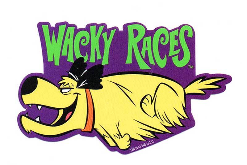 チキチキマシン猛レース ステッカー ケンケン WACKY RACES ワッキーレース マットレーの画像1