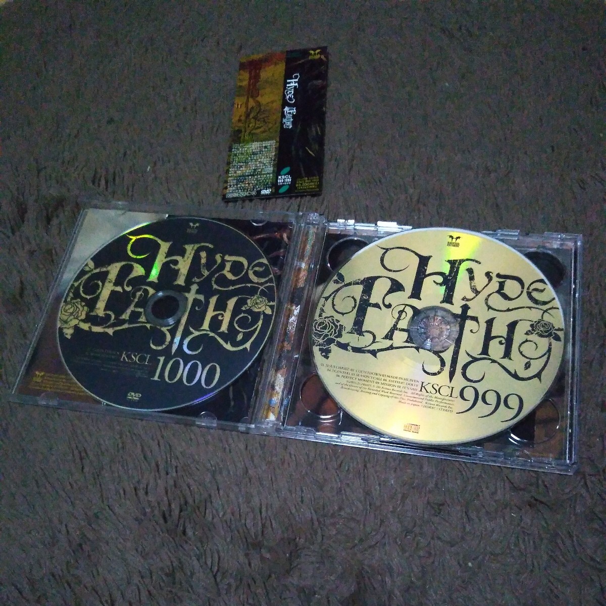 HYDE ROENTGEN 666 FAITH アルバム 初回限定盤 CD セット 3枚 DVD付き 帯付き ラルク L'Arc～en～Ciel の画像10