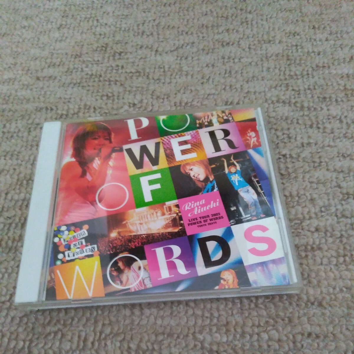 愛内里菜 LIVE TOUR 2002 POWER OF WORDS DVD ライブ_画像1
