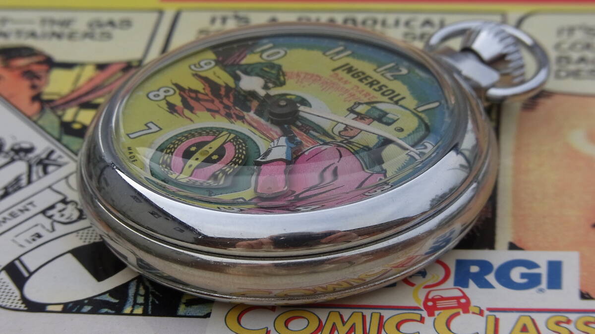 INGERSOLL　DAN　DARE　POCKET WATCH　インガーソル　ダンデア　ポケットウォッチ_画像10