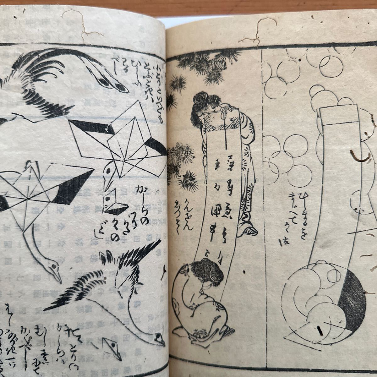 404 和本 北斎画手本 略画早指南上巻（りゃくがはやおしへ）花鳥/草木 ぶんまわし 全18丁 刊記不明の画像6