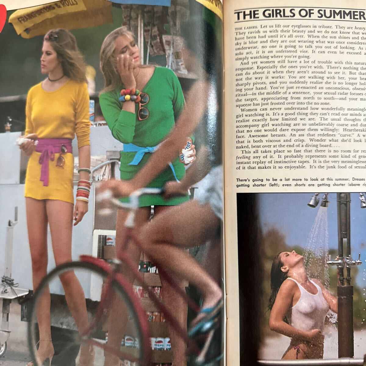 447　 PLAYBOY　海外版　1981/8　ヴァレリー・ペリン　ガールズオブサマー　セクシー写真　広告　ファッション