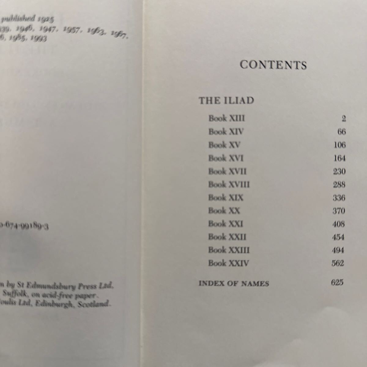 495 The Loeb classical library　ロエブ叢書　 Homer 4冊 ホメロス イリアス オデッセイア 全2冊　ギリシャ神話_画像5