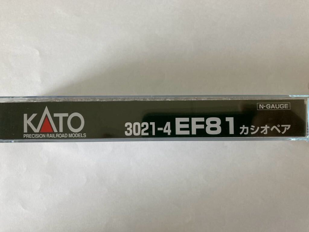 【未使用中古品】KATO Nゲージ 電気機関車 EF81 カシオペア(3021-4)_画像4