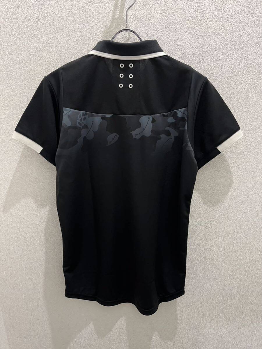 【50%OFF】メンズ ゴルフウエアー ラッセルノ RS-2020353 半袖シャツ ブラック サイズ4（M）(78)定価24,000円の画像2