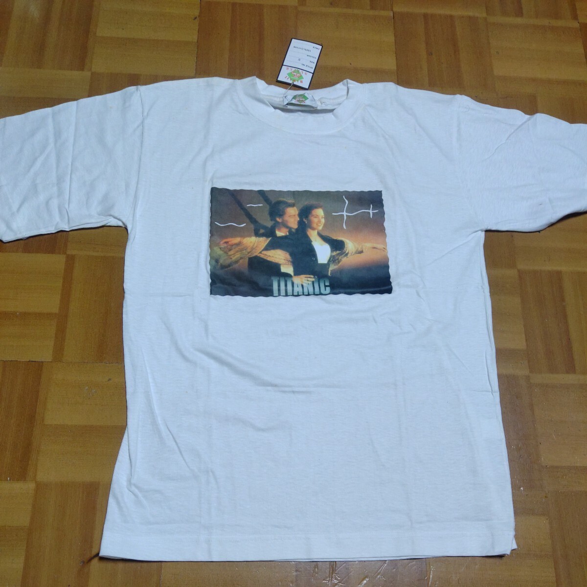 タイタニック Tシャツ ブート 90s 当時物 映画 ムービー レオナルド ディカプリオの画像2