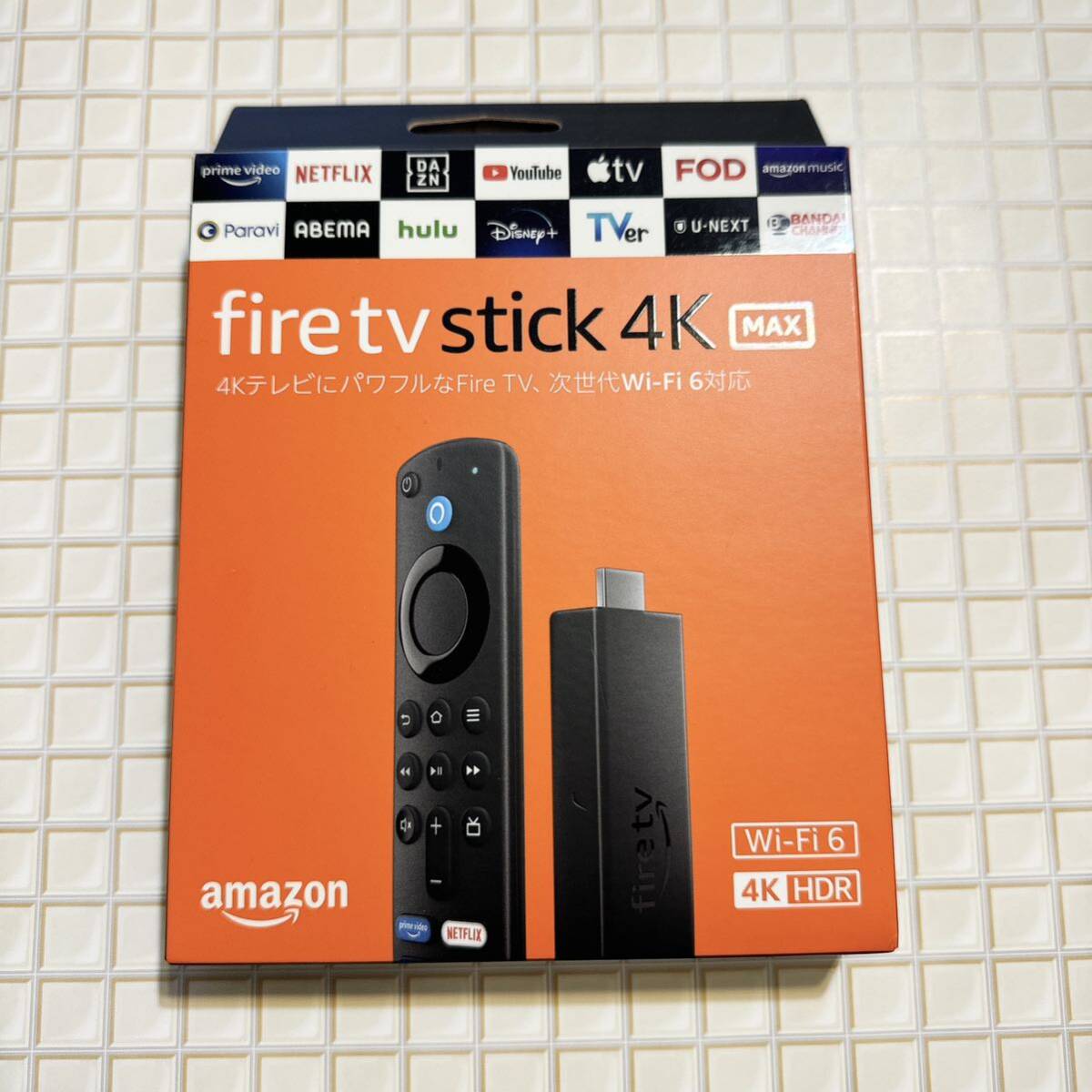 ★ 新品 未開封 ★ Amazon Fire TV Stick 4K Max Alexa対応音声認識リモコン付属 （第3世代）★ 断捨離放出 ★_画像1