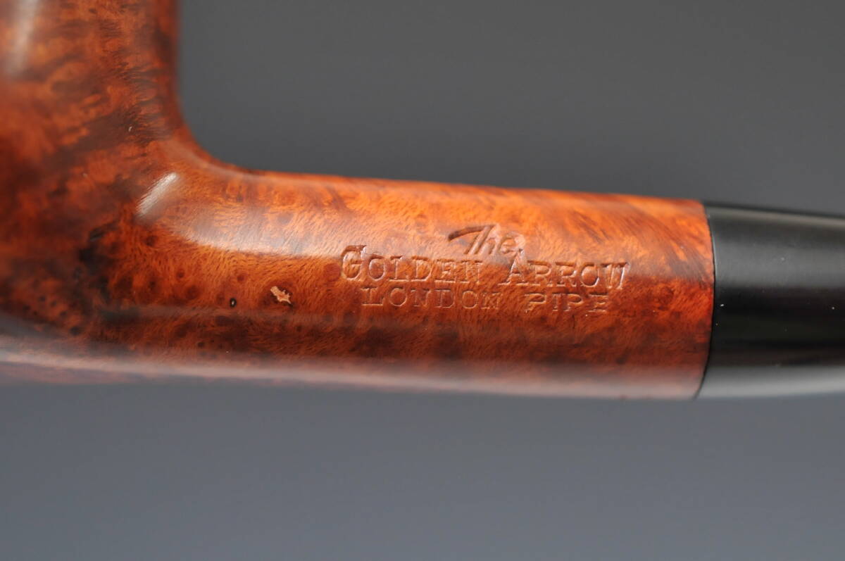 たばこパイプ　GOLDEN　ARROW　LONDON　PIPE　紙箱　COMOYS　中古品※現状渡し　0304068-1_画像3