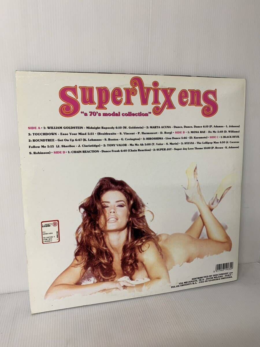 稀少 The Mood Mosaic 5 Supervixens Yellowstone Records STONE 9572 LP Electronic Funk disco 1977 Italy 2LP セクシージャケット　_画像2