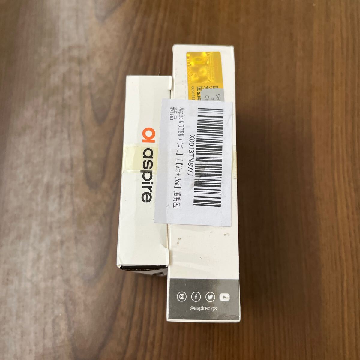 604p1906☆ Aspire GOTEK X (ゴーテック エックス) 電子タバコ ベイプ PODタイプ スターターキット650mah バッテリー本体 + 1箱2個入 の画像2
