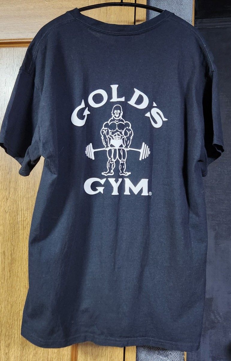 GOLD'S GYM ゴールドジム 半袖Tシャツ バックプリント メンズ