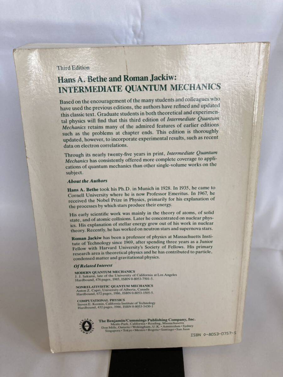 洋書、外国語書籍 Intermediate quantum mechanics Bethe, Hans Albrecht - 洋書、外国語書籍 洋書、外国語書籍 Intermediate quantum mechanics Bethe, Hans Albrecht - 洋書、外国語書籍