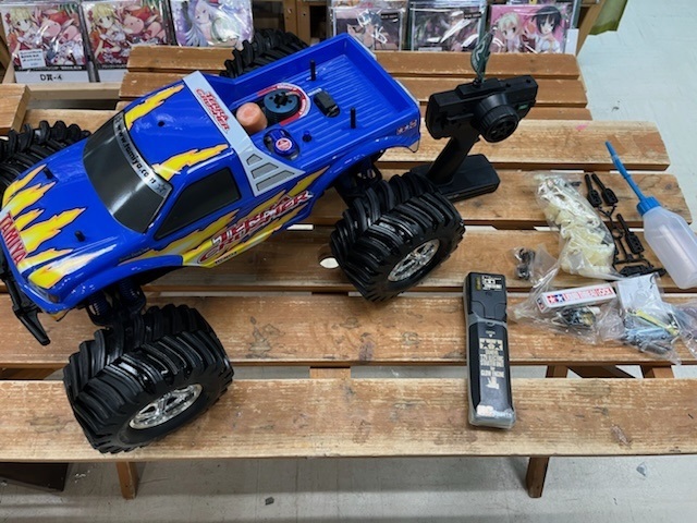 タミヤ エンジンRCカー 1/8 XBG 4×4 モンスタートラック・テラクラッシャー レッド 現状受け渡し品_画像1