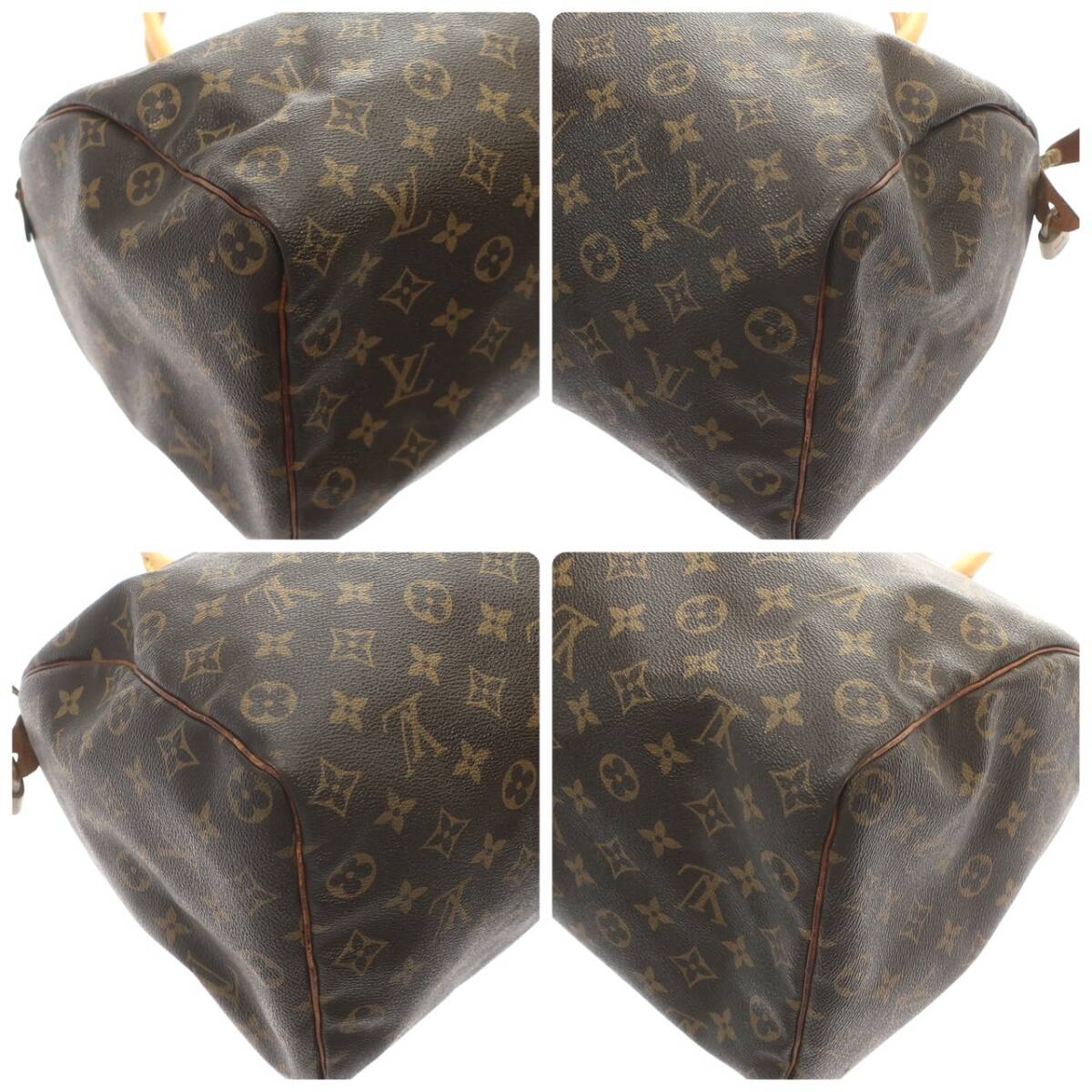 1円スタート LOUIS VUITTON ルイヴィトン スピーディ35 M41524 SP0995 モノグラム ハンドバッグ ボストンバッグ ゴールド金具 レディースの画像5