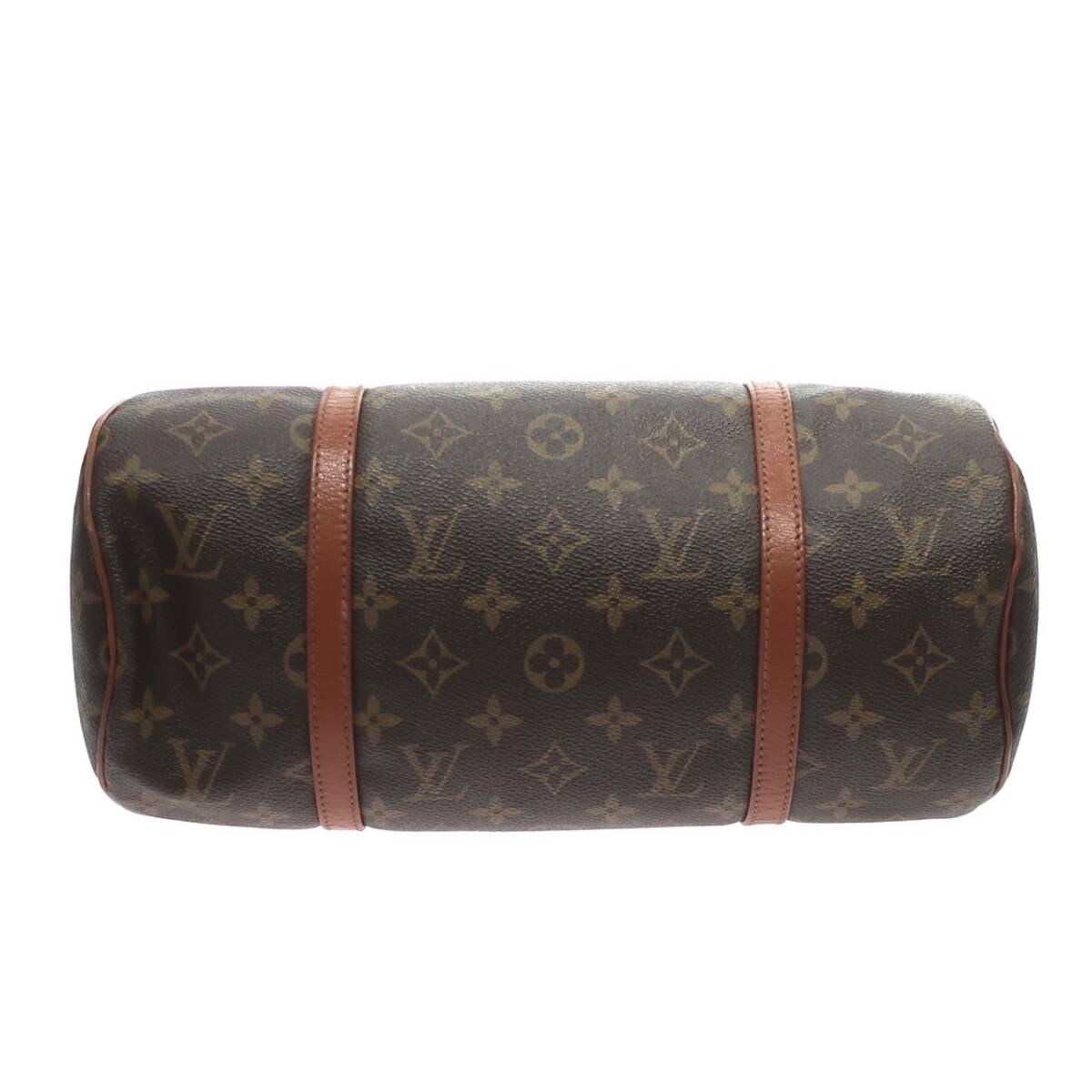 1円スタート LOUIS VUITTON ルイヴィトン 旧パピヨン30 M51365 874TH モノグラム ハンドバッグ ミニボストンバッグ ブラウン レディースの画像4