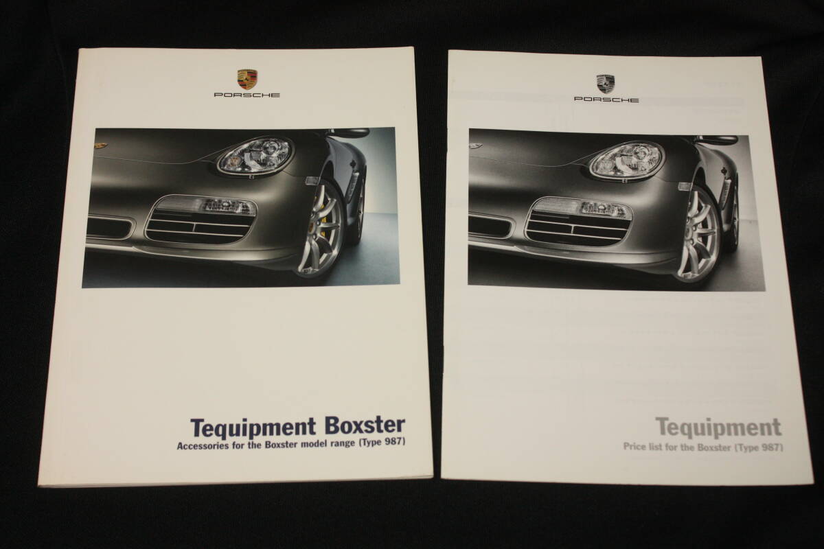 ★2007年モデル ポルシェ Tequipment Boxster カタログ+価格表セット(日本語版) Porsche987ボクスター/S テクイップメントオプションパーツの画像2