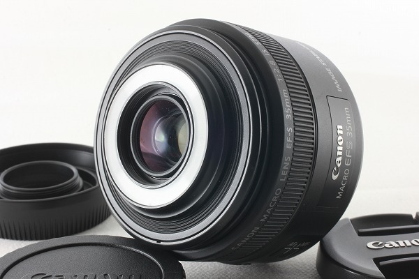◆超極上美品◆キヤノン Canon EF-S 35mm F2.8 Macro IS STM フード付◇ME43520_きれいです！