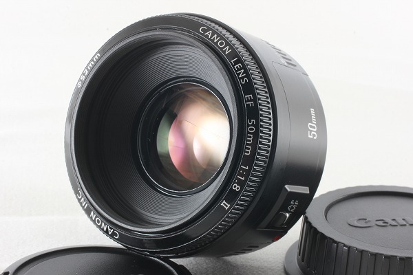 ◆超極上美品◆キヤノン Canon EF 50mm F1.8 II フルサイズ対応 単焦点レンズ◇43529の画像1