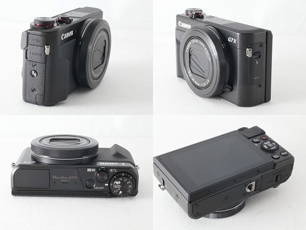 ◆新品同様◆キヤノン Canon PowerShot G7 X MarkII ブラック 付属品完備 元箱◇44313の画像3