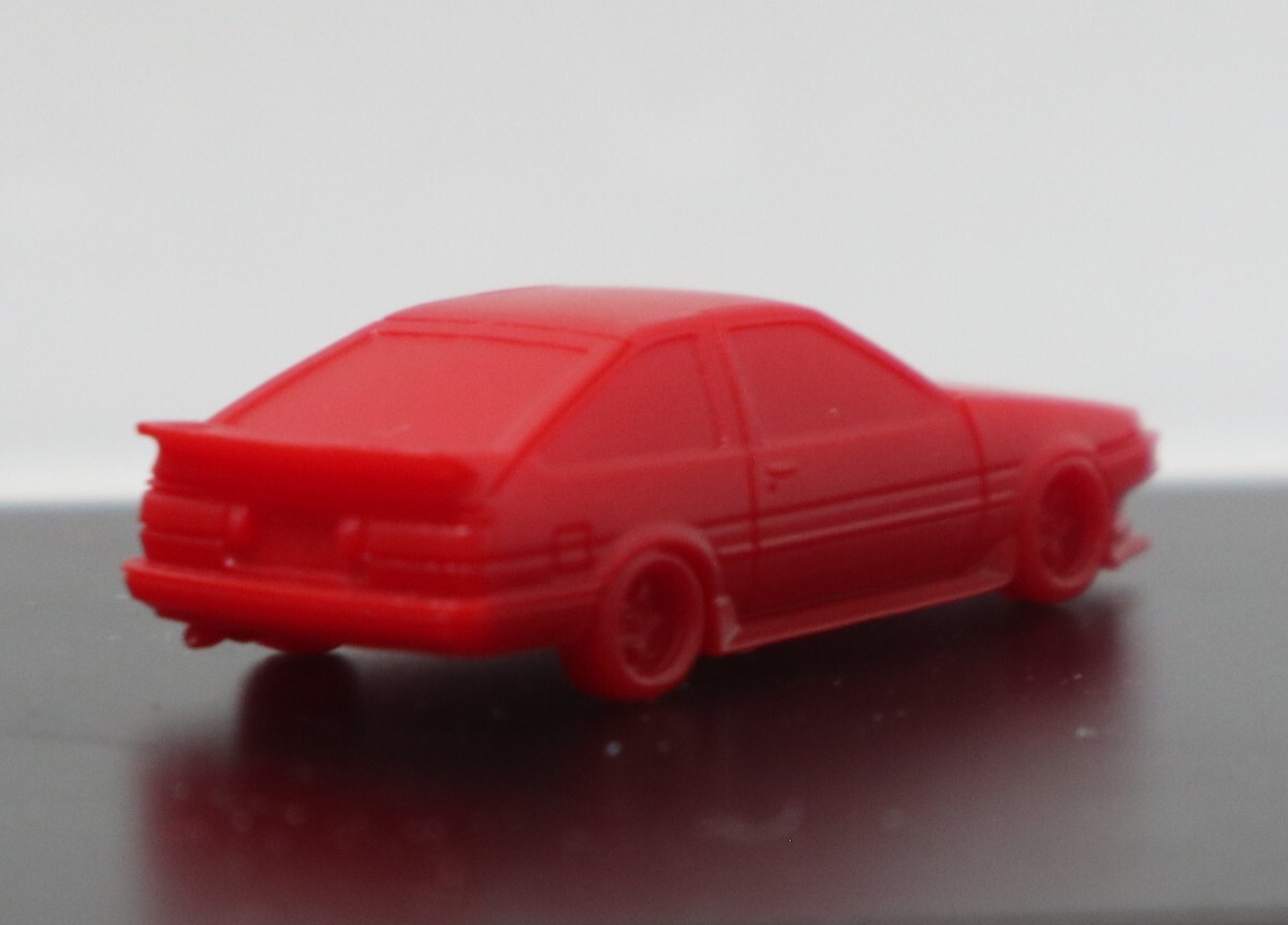 1/120 AE86 トヨタ スプリンター トレノ ハチロク 赤 レッド イグニッションモデル スーパーカー消しゴム Vol.3 の画像2