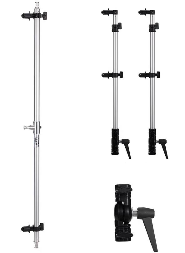 NEEWER トリプルレフ板ホルダー 撮影スタンド用 108cm 伸縮式 NEEWER トリプルレフ板ホルダー 撮影スタンド用 108cm 伸縮式
