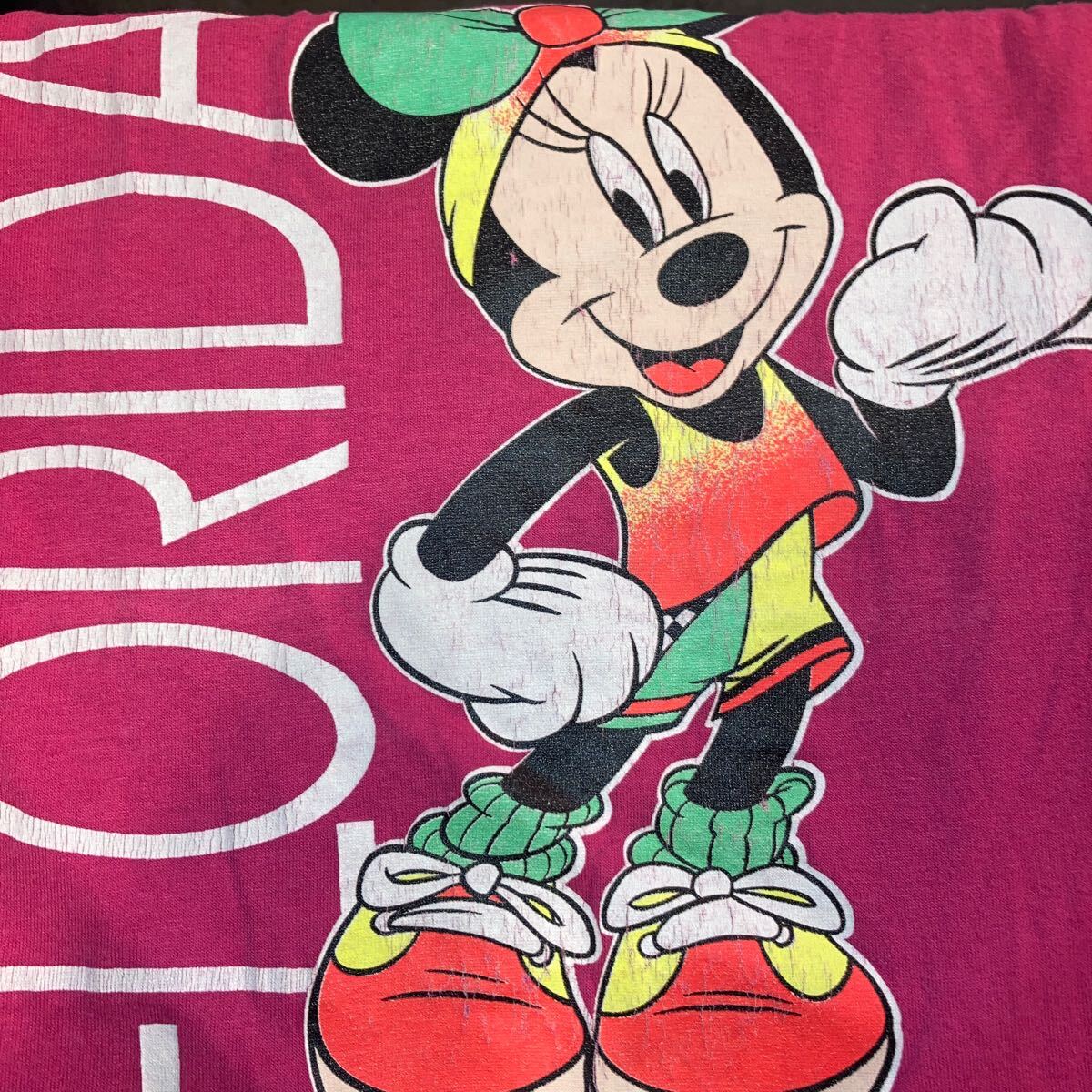 ビンテージ ヴィンテージ ミニー ディズニー DISNEY 半袖 Tシャツ 90s 90年代 USA製 L_画像4