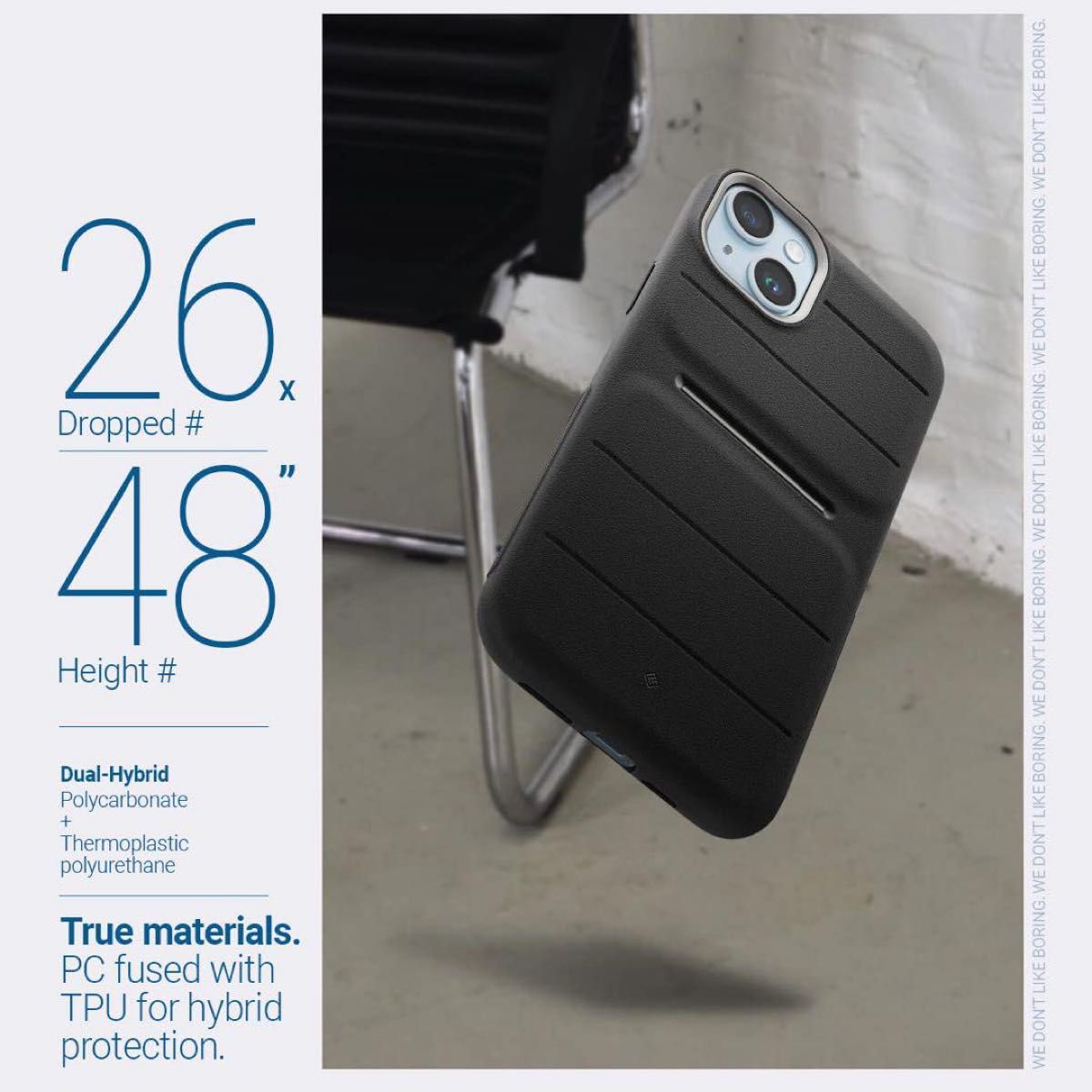 Caseology iPhone 14 Plus 用 ケース TPU サンドストーン 耐久性 スリム グリップ アクティブ 耐衝撃