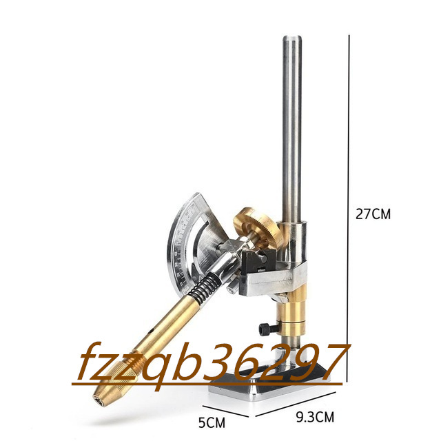 宝石研磨機 ファセットマシン ジュエルアングルポリッシャーフォーク フラットミル 96度_画像6