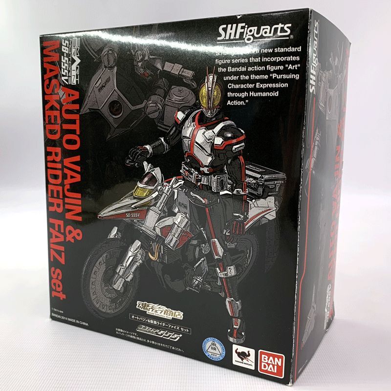 2024年最新入荷 バンダイ S.H.Figuarts オートバジン&仮面ライダーファイズセット「仮面ライダー555」店頭/他モール併売《フィギュア・山城店》O3933 仮面ライダー555(ファイズ)
