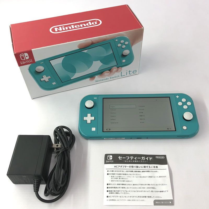 (ブランドロゴ)の人気ランキング 《ジャンク》ニンテンドースイッチライト ターコイズ LITE/2019年製/店頭/他モール併売《ゲーム・山城店》A2414 SWITCH Nintendo ニンテンドースイッチ本体