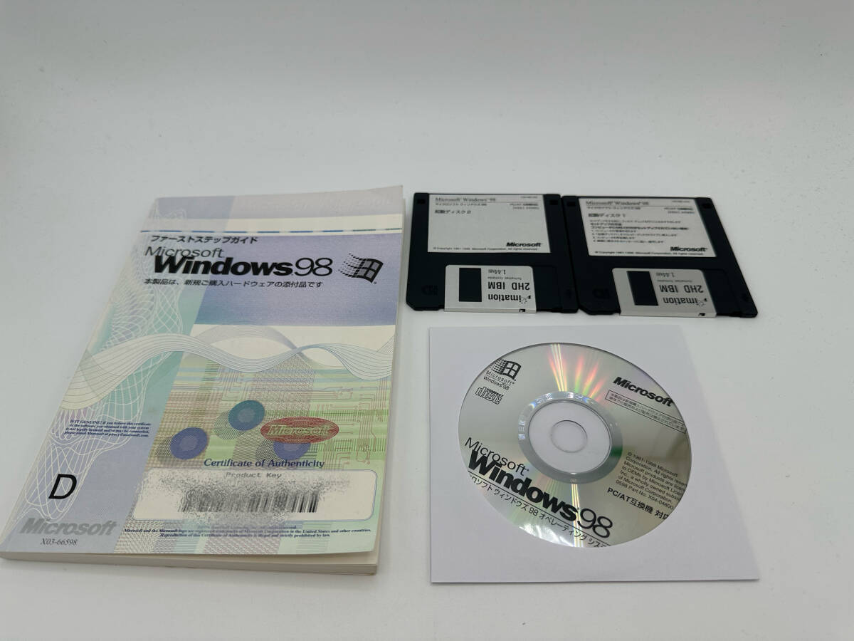 [ бесплатная доставка ] Microsoft Windows 98 OEM пуск диск имеется 