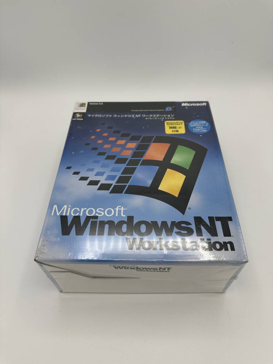 新品未開封品 製品版 Microsoft Windows NT 4.0 Workstation SP4　PC/AT互換機、PC9800シリーズ対応_画像1