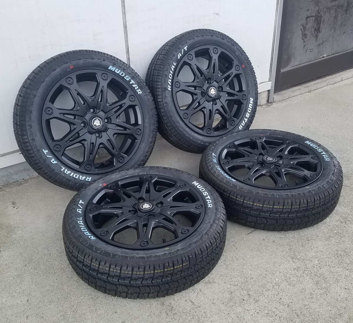 ハイゼットジャンボ エヴリィ ウェイク ハスラー マッドスター ラジアル AT 165/60R15 タイヤホイール 15インチ ホワイトレター_画像5