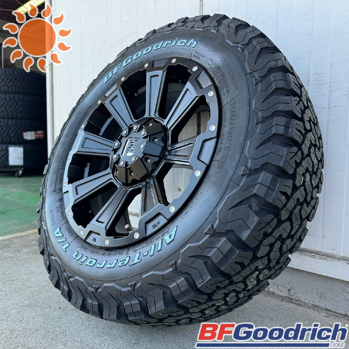 夏タイヤセット 4本組 エクストレイル 16インチ ホイール タイヤセット BF グッドリッチ KO2 225/70R16 235/70R16 215/70R16 DeathRock_画像6