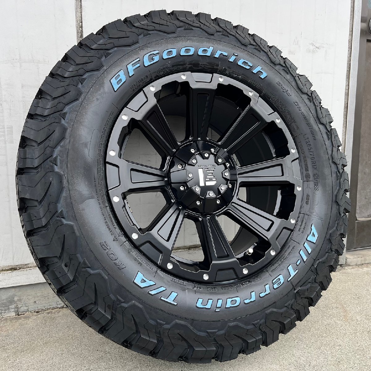 サバーバン タホ H3 シルバラード 17インチ タイヤホイール 4本セット BF Goodrich オールテレーン KO2 265/65R17 265/70R17 DeathRock_画像3