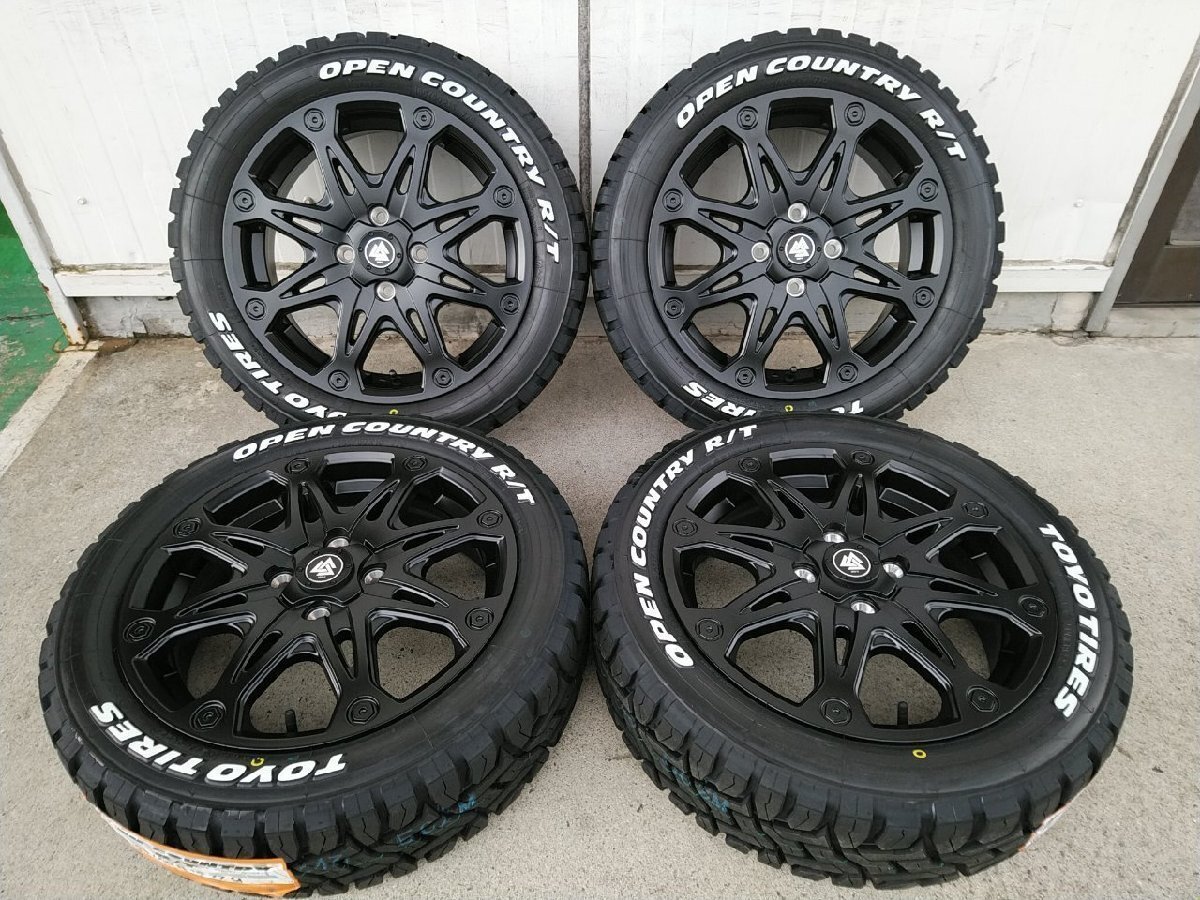 165/60R15 トーヨー オープンカントリー RT ホワイトレター ハイゼットジャンボ タイヤホイールセット MUD-X_画像10