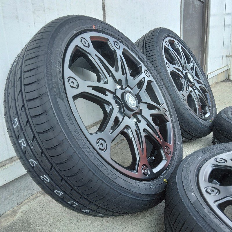 N-BOX N-WGN N-ONE タイヤホイールセット YOKOHAMA BlueEarth Es 165/50R15 165/55R15 MUD-X 15インチ_画像5