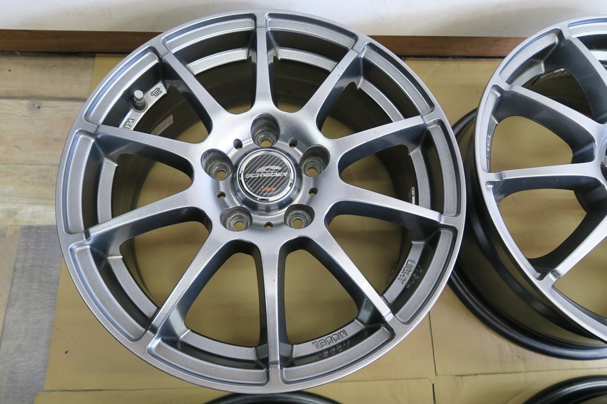 ★A-TECH シュナイダー 16インチ 6.5J インセット48 PCD114.3 5H ハブ径73★管理4209_画像2