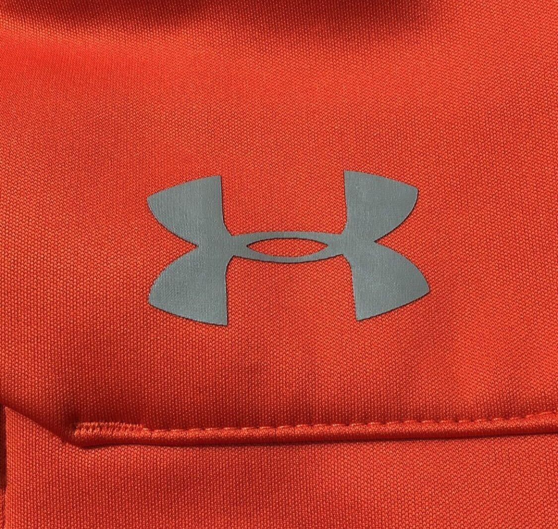 ● UNDER ARMOUR アンダーアーマー ● UA ロゴ プリント コールドギア フルジップ ゴルフ ジャケット オレンジ LGの画像5