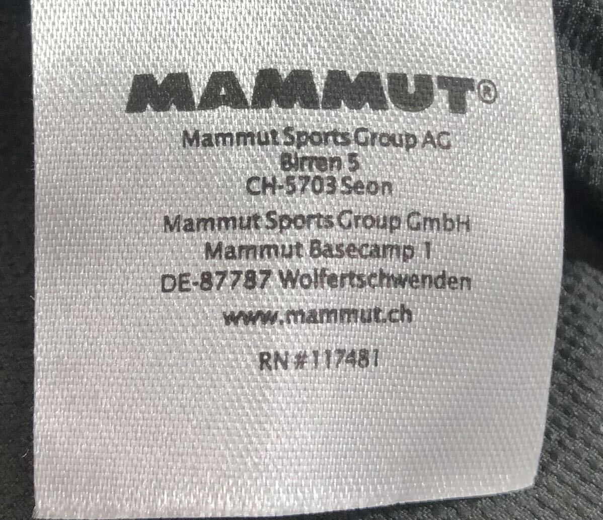 ■ MAMMUT マムート ■ マンモス ロゴ 刺繍 ハーフ ナイロン トレッキング パンツ グレー系 Sの画像7