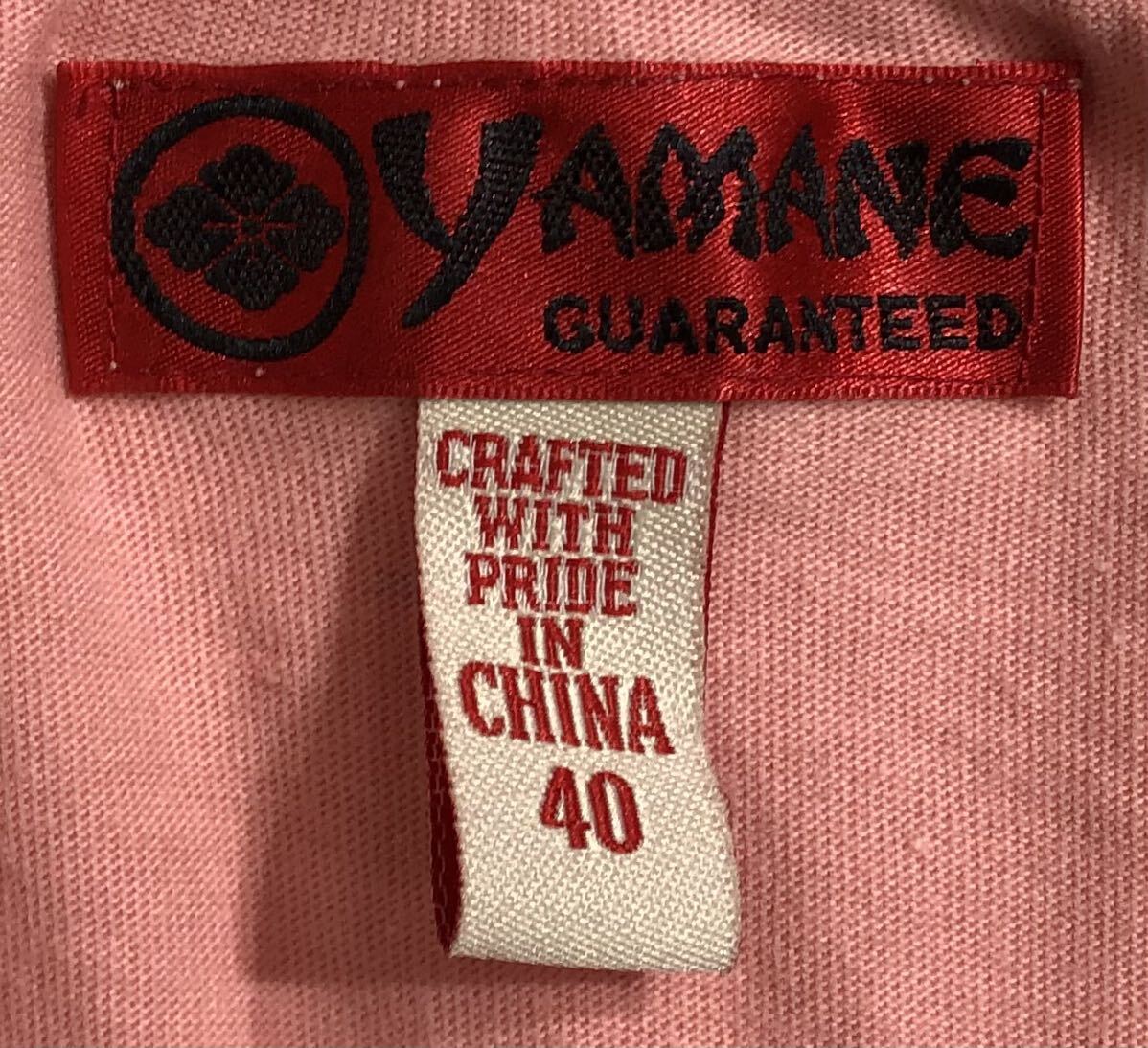 # EVISU YAMANE GUARANTEED Evisu yamane гарантия -do# большой утка me Logo принт вышивка рубашка-поло с коротким рукавом розовый 40